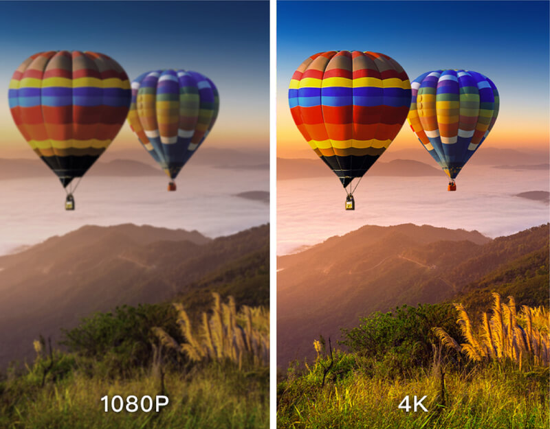 4K超高畫質,<br>播放流暢不卡頓。